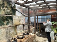 ロケハン中の白石和彌。