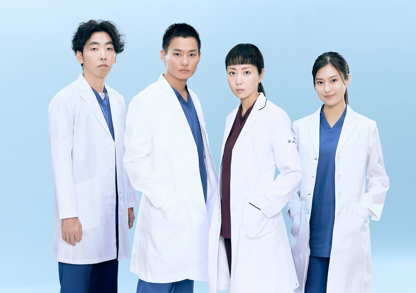 左から柄本時生、野村周平、木南晴夏、恒松祐里。