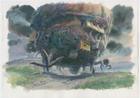 「ハウルの動く城」（2004）美術ボード (c)2004 Studio Ghibli・NDDMT