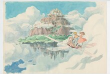 「天空の城ラピュタ」（1986）イメージボード 宮崎駿 (c)1986 Studio Ghibli