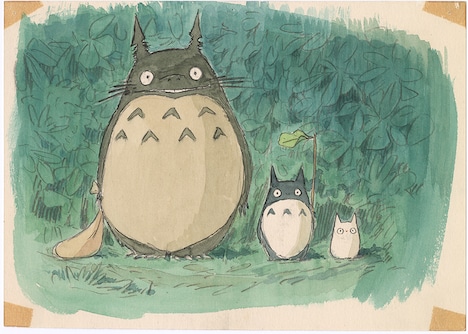「となりのトトロ」（1988）イメージボード 宮崎駿 (c)1988 Studio Ghibli