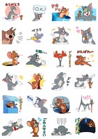 「動く！ トムとジェリー スタンプ」24種