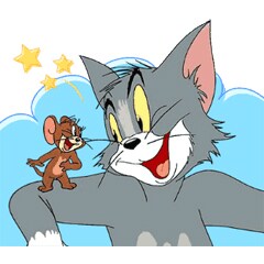 「動く！ トムとジェリー スタンプ」