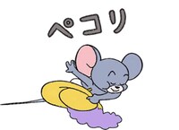 「動く！ トムとジェリー スタンプ」