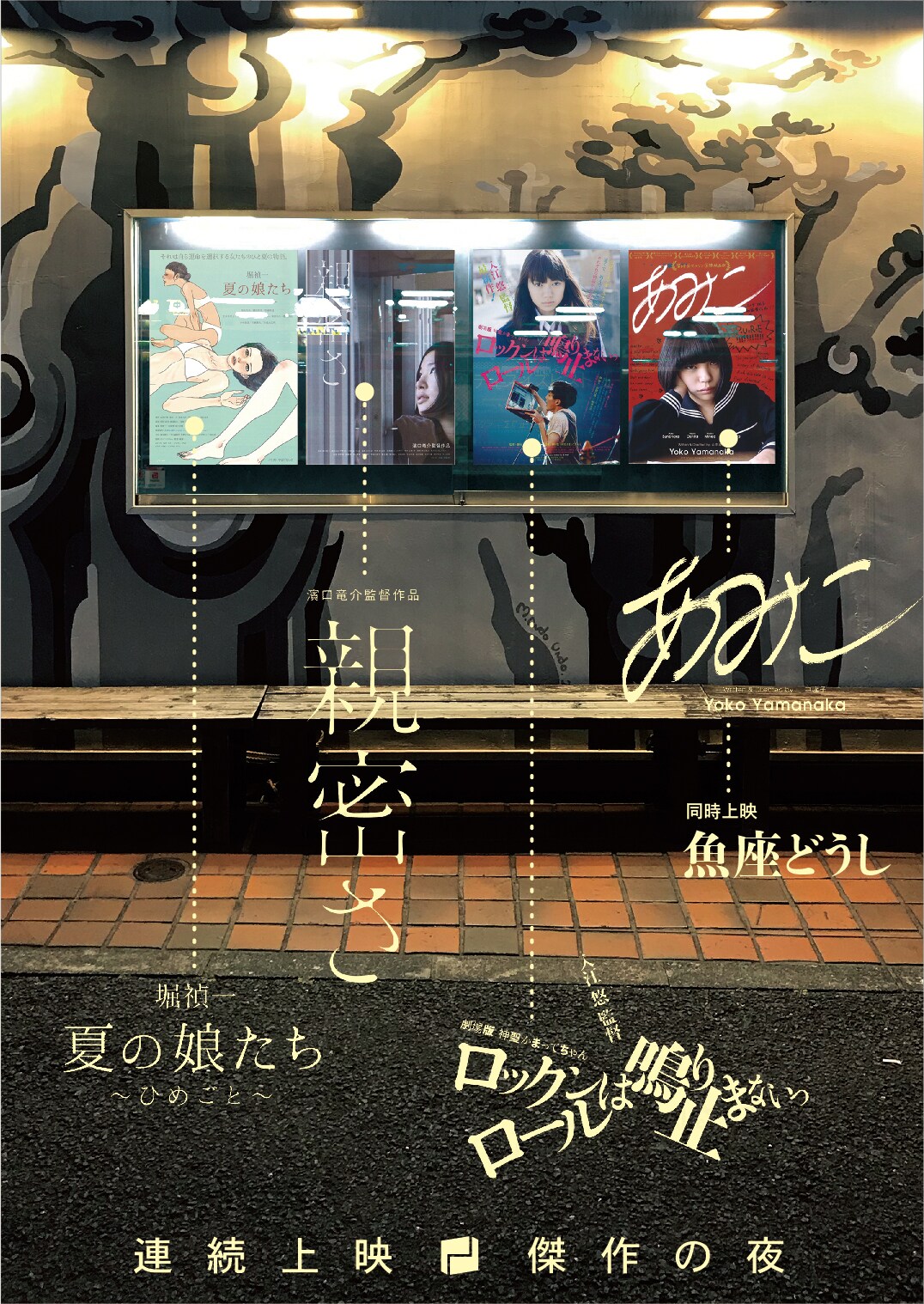 入江悠、堀禎一、山中瑶子、濱口竜介のロングラン作品を上映、ポレポレ東中野で4月に