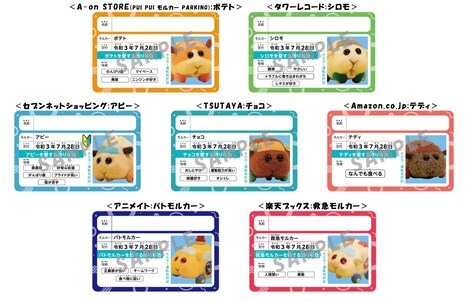 店舗特典「モルカー運転免許証」のビジュアル。