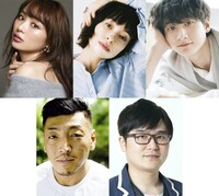 左上から時計回りに内田理央、太田莉菜、小関裕太、飛永翼、後藤剛範。