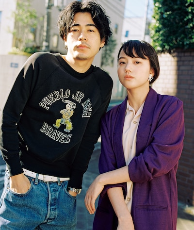 左から成田凌、清原果耶。（撮影：松岡一哲）