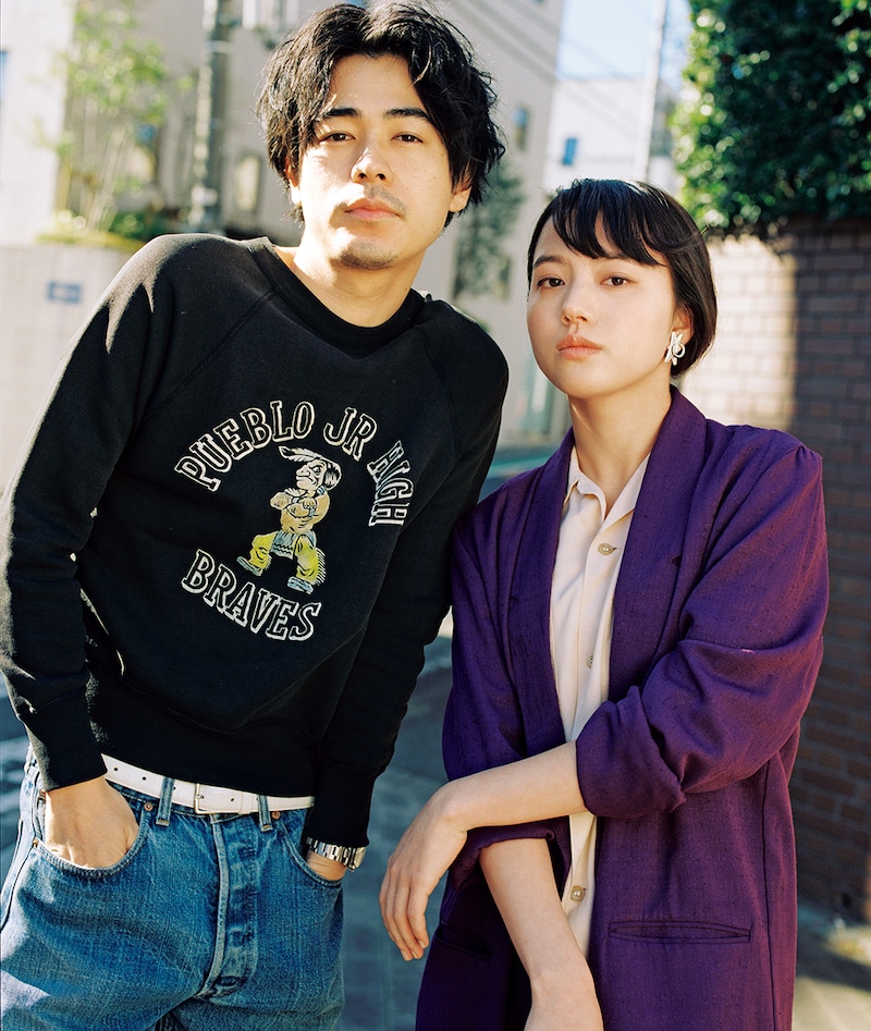 左から成田凌、清原果耶。（撮影：松岡一哲）