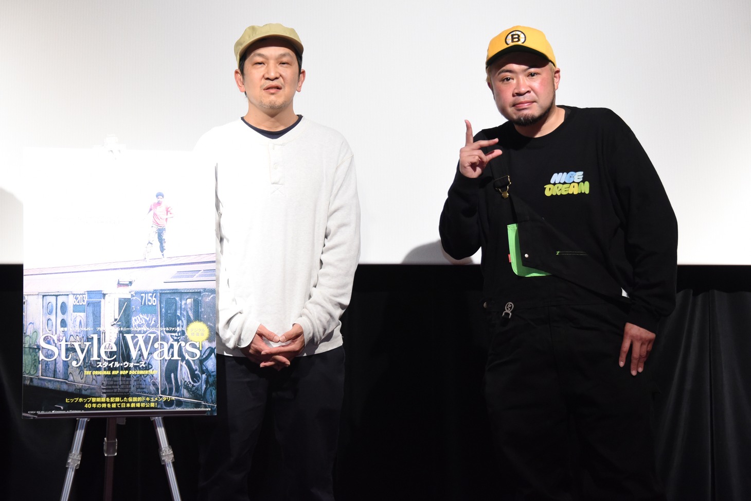 左からANI（スチャダラパー）、サイプレス上野。