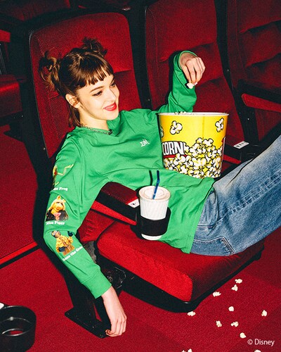 X-girl/Disney/THE MUPPETS/PRINTED SLEEVE L/S TEE（税込7150円）