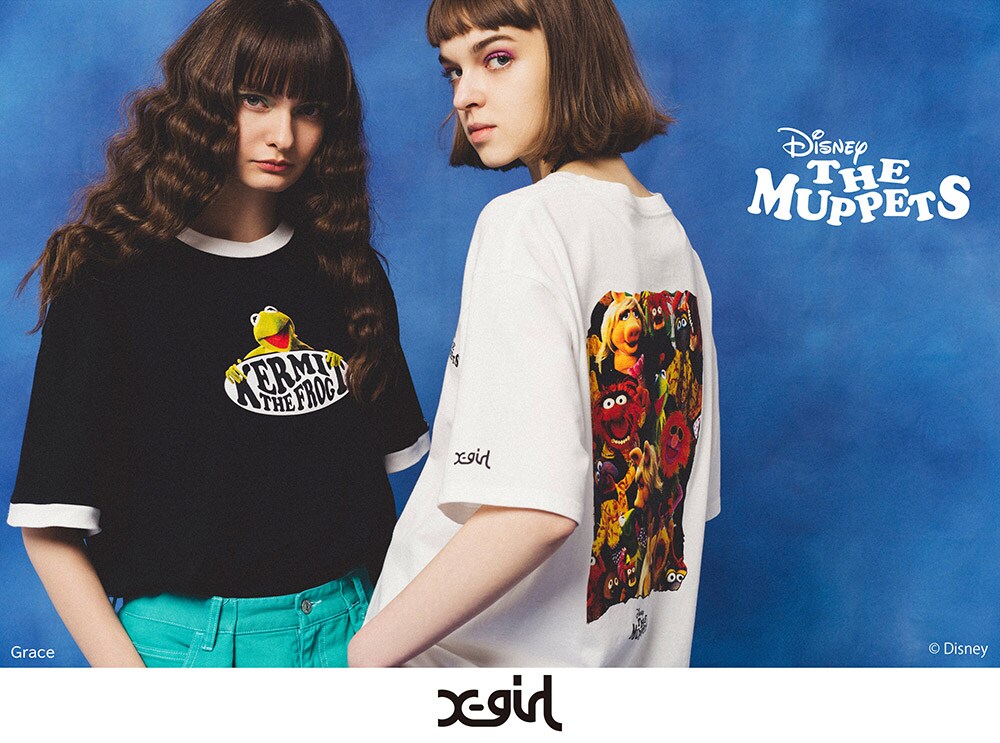 X-girlと「ザ・マペッツ」がコラボ、カーミット柄のTシャツやソックス