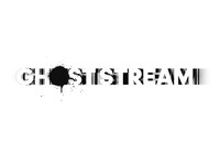 河村康輔が手がけた「Ghost Stream」のロゴ。