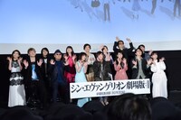 「シン・エヴァンゲリオン劇場版」来場御礼舞台挨拶の様子。