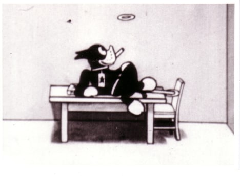 「『のらくろ二等兵』教練の巻・演習の巻」（写真提供：マツダ映画社）