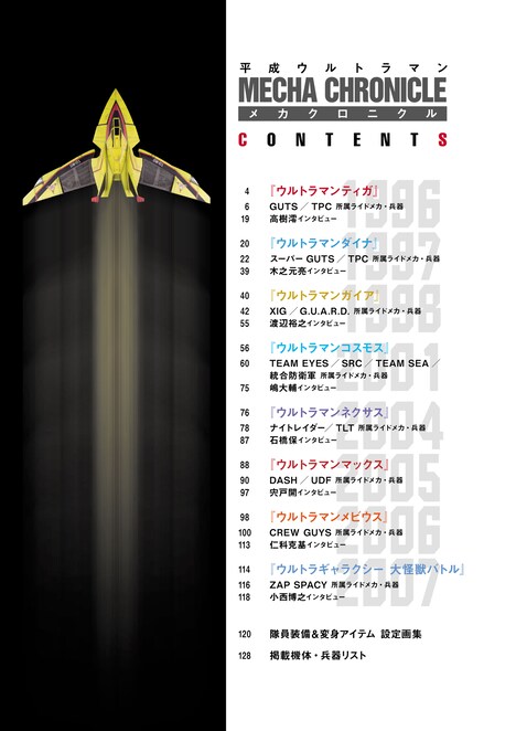「平成ウルトラマンメカ クロニクル」目次