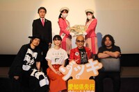 イオンシネマ豊田KiTARAでの舞台挨拶の様子。