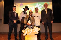 刈谷日劇での舞台挨拶の様子。