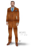 ミッキーの衣装スケッチ。(c)Courtesy of Michael Wilkinson