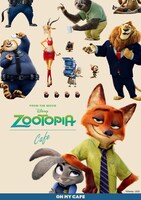 「ズートピア」OH MY CAFEキービジュアル