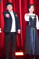 左から池田秀一、山崎和佳奈。