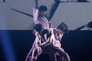 奥から新原泰佑、太田将熙、松岡広大。