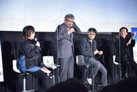 「シン・エヴァンゲリオン劇場版」舞台挨拶の様子。