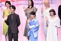上段左から中山忍、小池栄子、南野陽子。下段左から松坂桃李、吉永小百合、広瀬すず。
