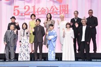 「いのちの停車場」完成披露試写会の様子。