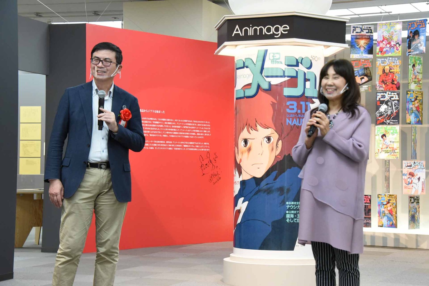左から高橋望、島本須美。