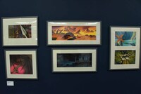 「風の谷のナウシカ」の背景画。