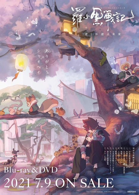 「羅小黒戦記(ロシャオヘイセンキ) ぼくが選ぶ未来」ソフトのパッケージポスター。