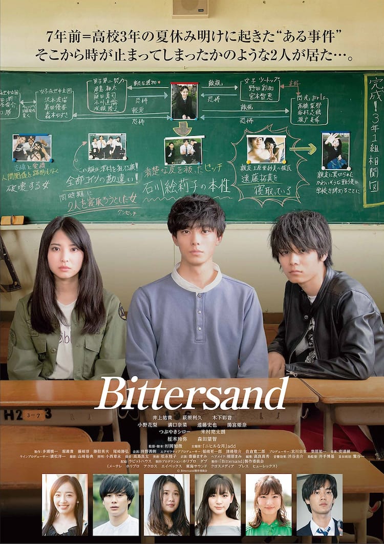 井上祐貴 萩原利久 木下彩音の青春ミステリー Bittersand 6月25日に公開決定 コメントあり 映画ナタリー