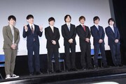 左から森嶋秀太、赤澤遼太郎、伊藤昌弘、太田将熙、日向大輔、正木郁、真野拓実。