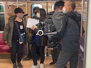 「ndjc:若手映画作家育成プロジェクト」製作実地研修の様子。