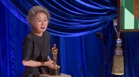 助演女優賞を受賞したユン・ヨジョン。（Getty Images）