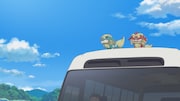 アニメ映画「岬のマヨイガ」特報より。