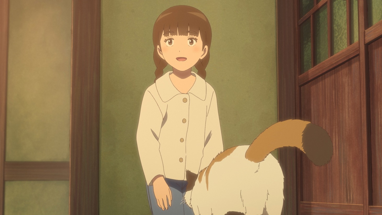 アニメ映画「岬のマヨイガ」特報より。