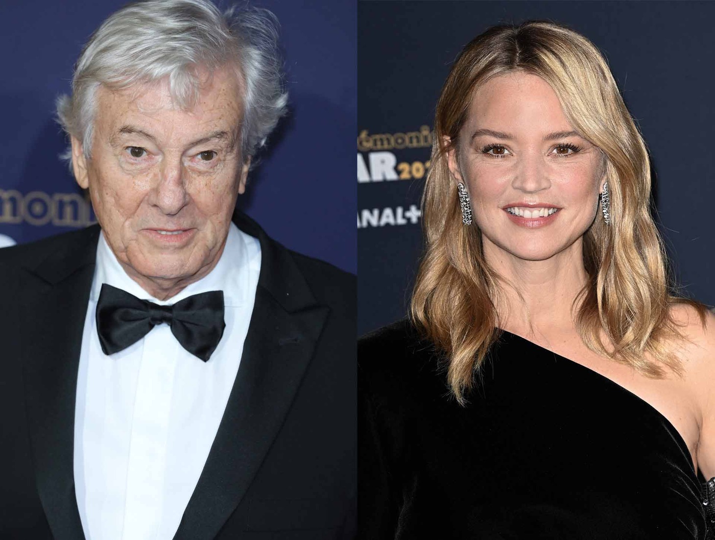 左からポール・ヴァーホーヴェン、ヴィルジニー・エフィラ。
