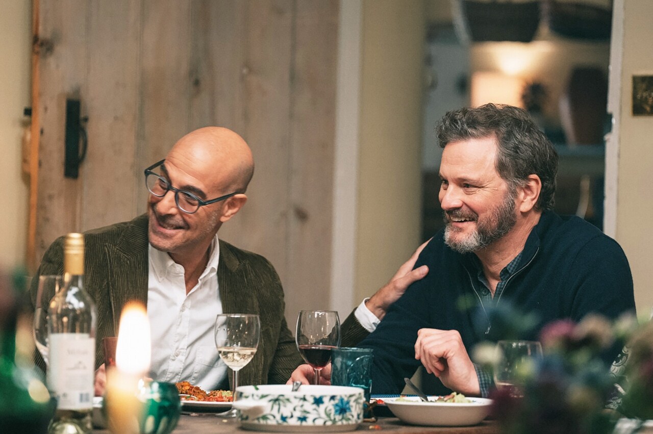 コリン・ファース×スタンリー・トゥッチ共演、長年連れ添った2人の愛伝わる写真到着