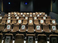 愛知・伏見ミリオン座の客席の様子。