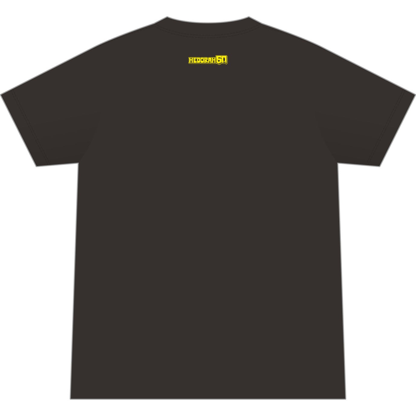 「ヘドラ・フィフティ」Tシャツ黒（裏）