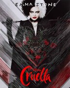 清川あさみによる「クルエラ」オリジナルポスターアート。