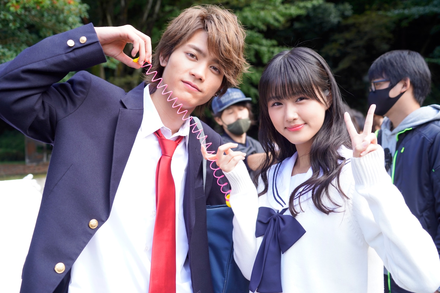 「胸が鳴るのは君のせい」メイキング写真