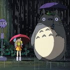 「となりのトトロ」雨傘の折りたたみ発売、トトロの紺色とサツキの朱色