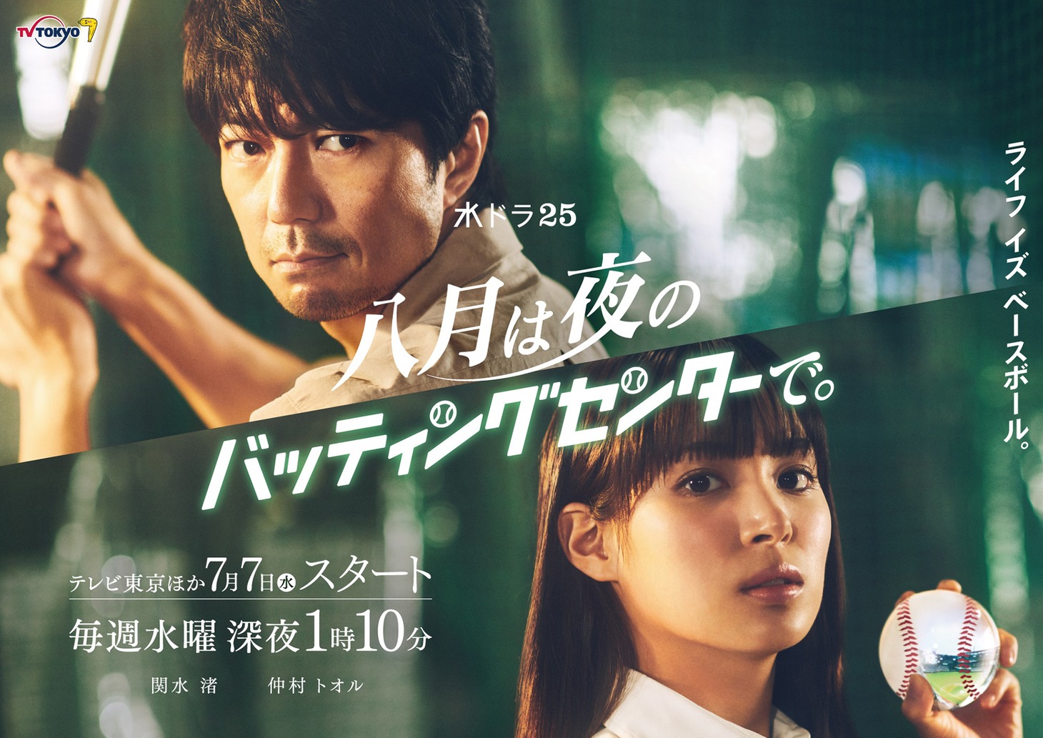 「八月は夜のバッティングセンターで。」新ビジュアル