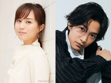 左から比嘉愛未、渡邊圭祐。