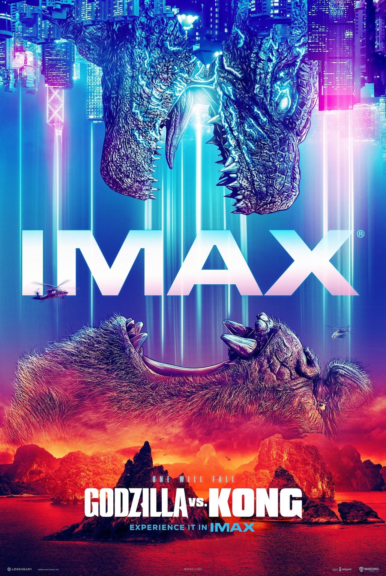 「ゴジラvsコング」IMAX版ポスタービジュアル