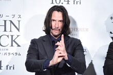 2019年、「ジョン・ウィック：パラベラム」公開に合わせ来日したキアヌ・リーヴス。
