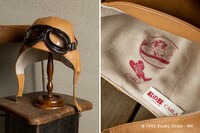 紅の豚 × CA4LA ポルコ・ロッソ フライトキャップ（税込6万6000円）